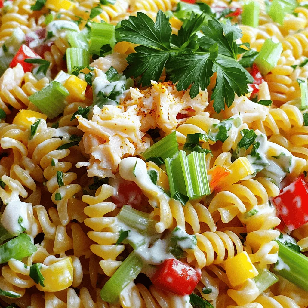 Cajun Crab Pasta Salad Flavorful and Simple Recipe