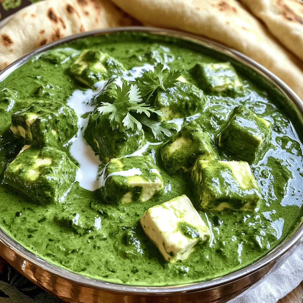 Palak Paneer Delightful Recipe for Flavorful Dish