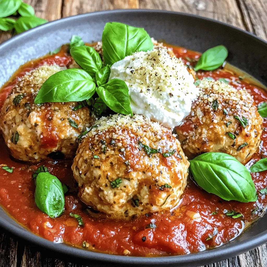 To make juicy chicken meatballs, you