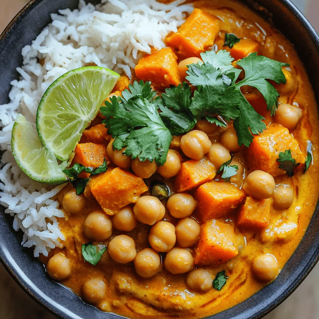 Sweet Potato Chickpea Curry Flavorful and Easy Meal