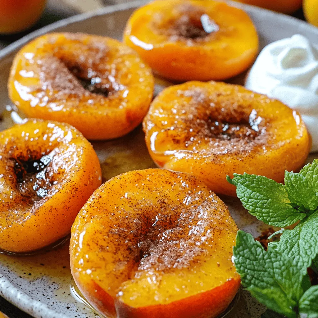 Easy Air Fryer Peaches Flavorful and Simple Dessert