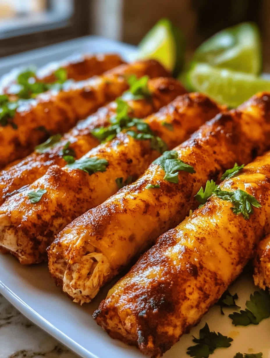 Crunchy Chicken Taquitos Recipe: A Deliciously Easy Snack
