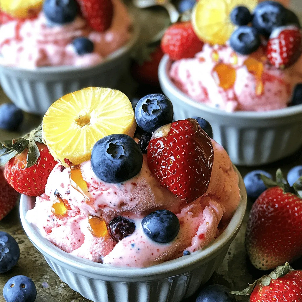 Refreshing Berry Bliss Strawberry Frozen Yogurt Recipe