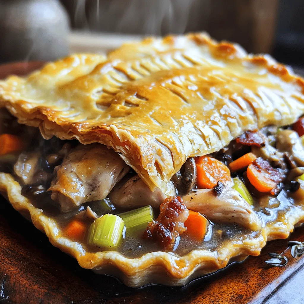 Hearty Coq au Vin Pot Pie Comfort Food Recipe
