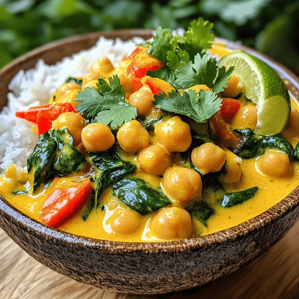 Creamy Coconut Chickpea Curry: A Plant-Based Delight