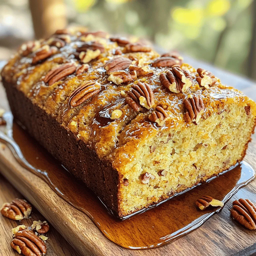 The heart of Sweet Alabama Pecan Bread lies in its simple yet rich ingredients. Each component adds flavor and texture, making this bread a delight.