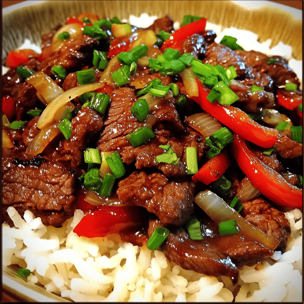 Savory Beef in Black Bean Sauce Recipe