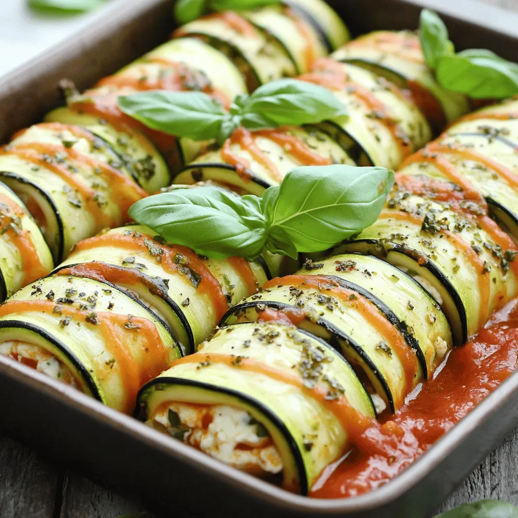 Zucchini Rolls Flavorful Recipe for Any Occasion