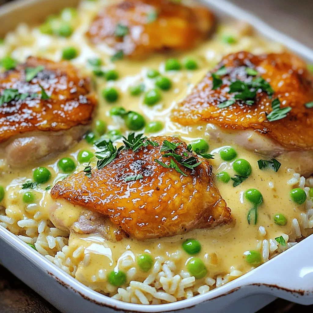 Creamy Smothered Chicken and Rice Savory Delight