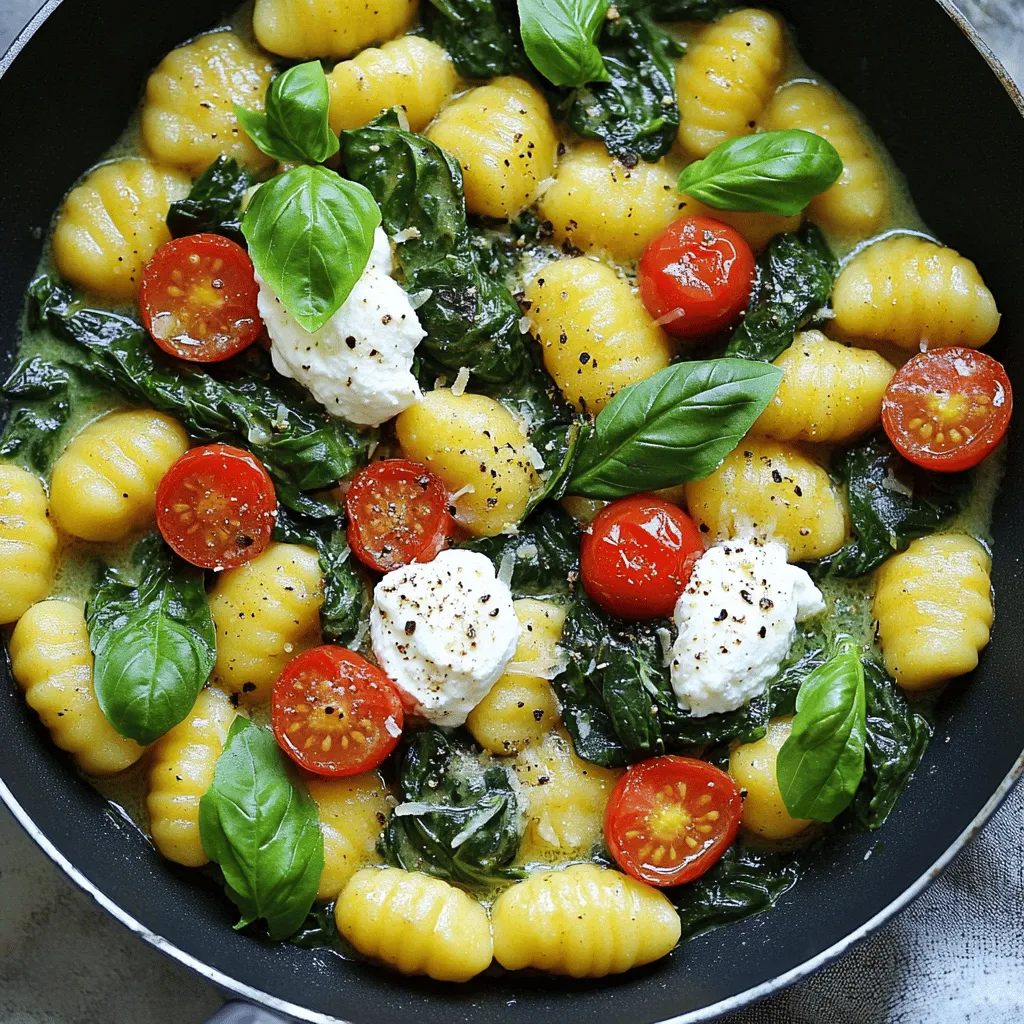 20-Minute One-Pan Spinach Gnocchi Delicious Meal