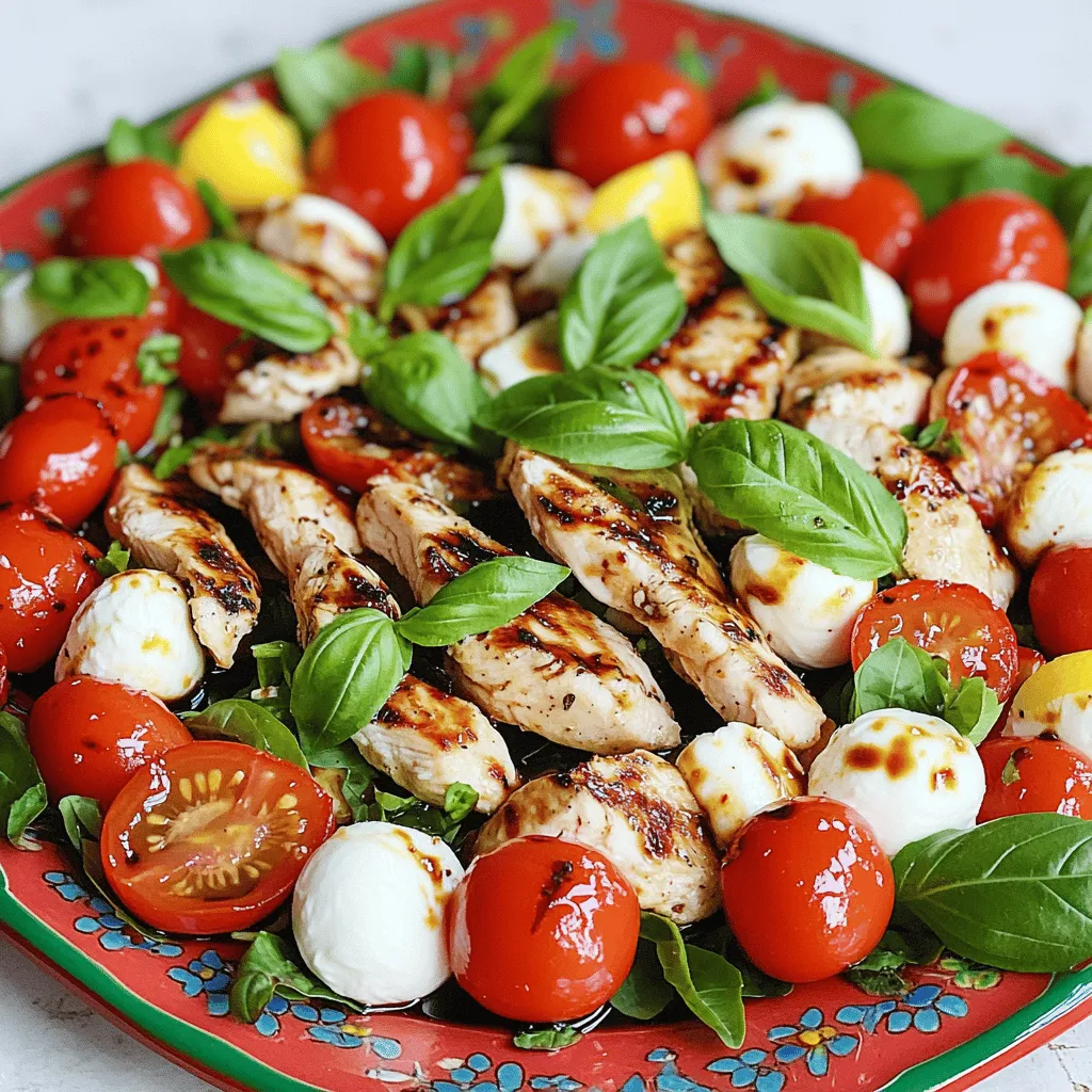 Easy Chicken Caprese Salad: A Fresh and Flavorful Delight