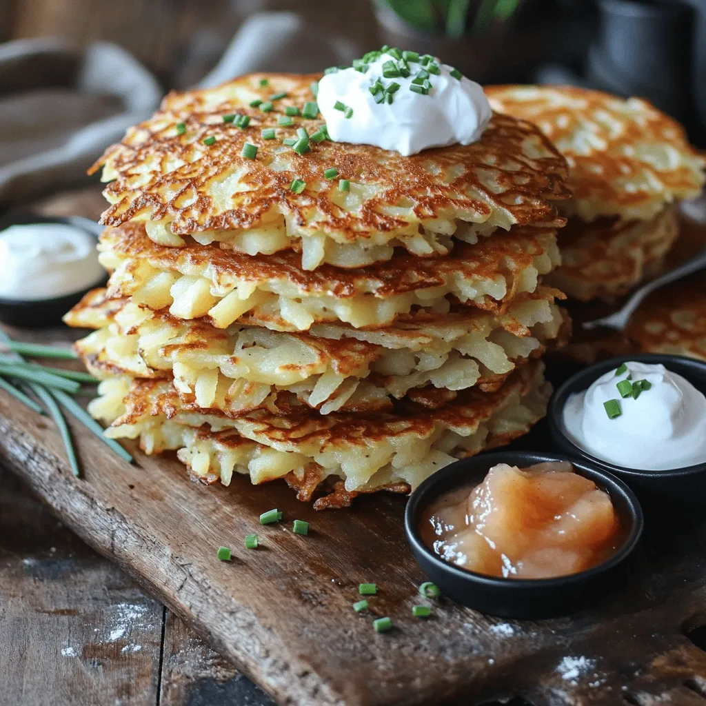 German Potato Pancakes Crispy and Delicious Treats