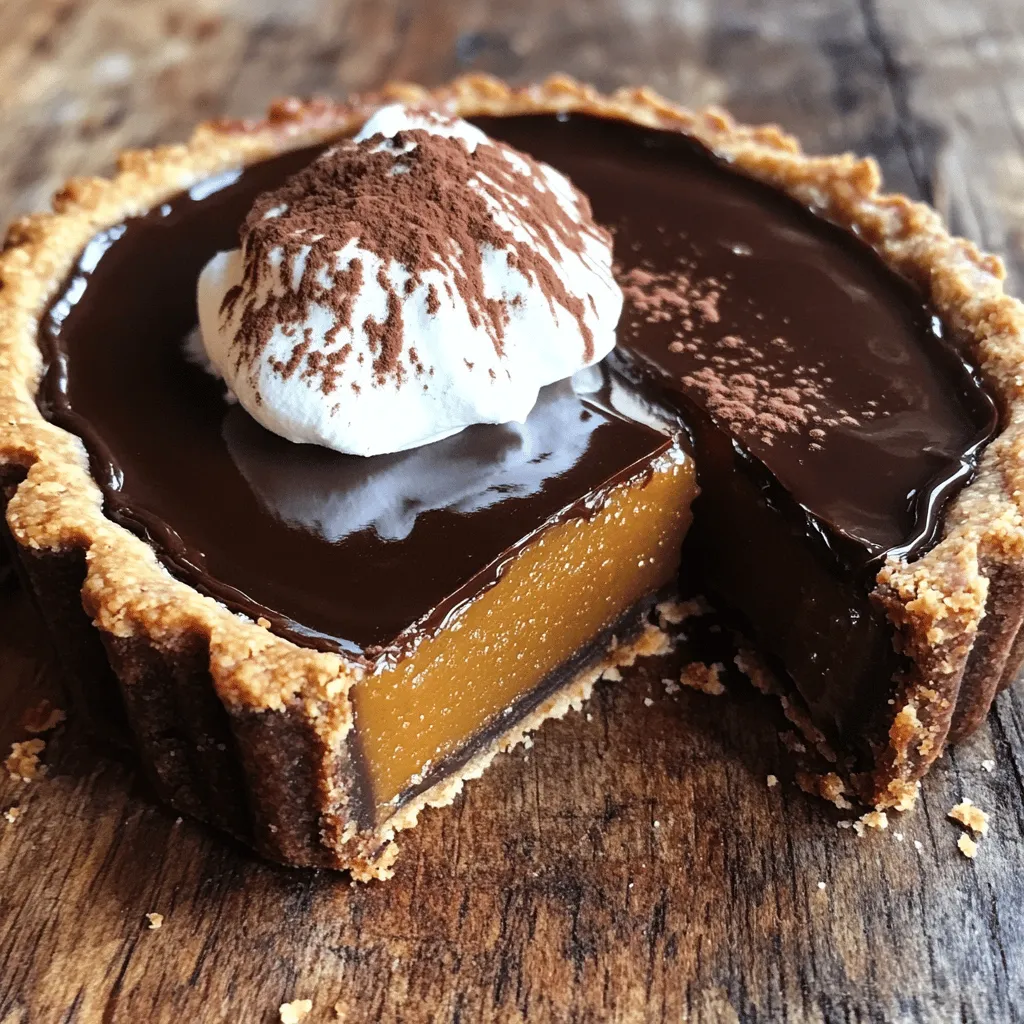 Dark Chocolate Pumpkin Tart Irresistible Seasonal Treat