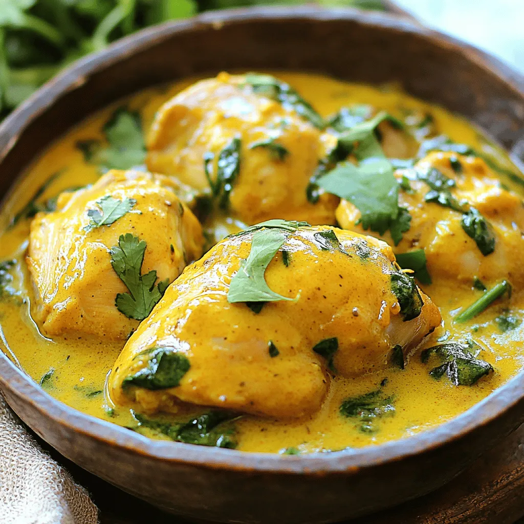 Tropical Bliss Indian Coconut Chicken Curry: A Culinary Journey