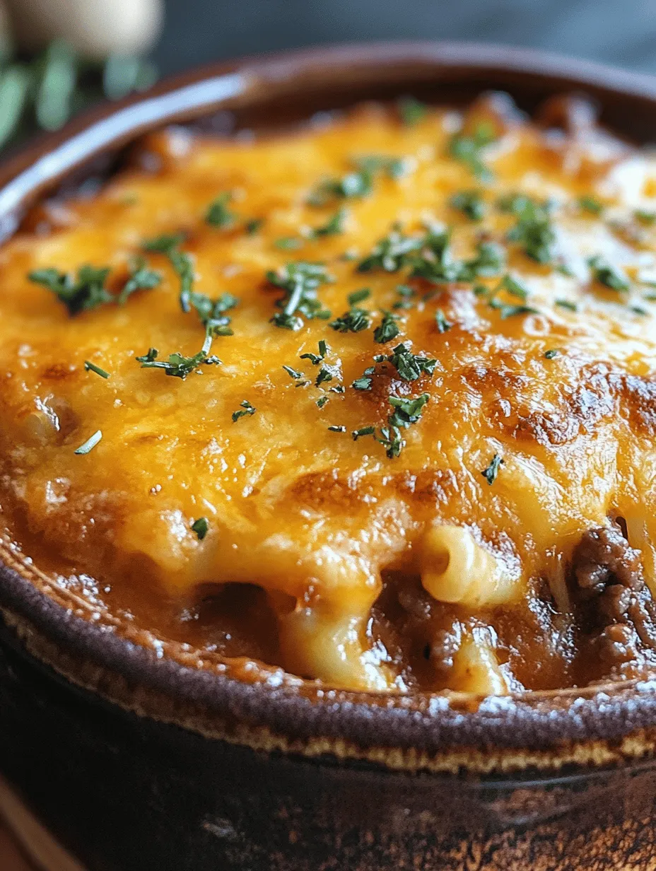 Cheesy 4-Ingredient Hamburger Casserole: A Comforting Delight