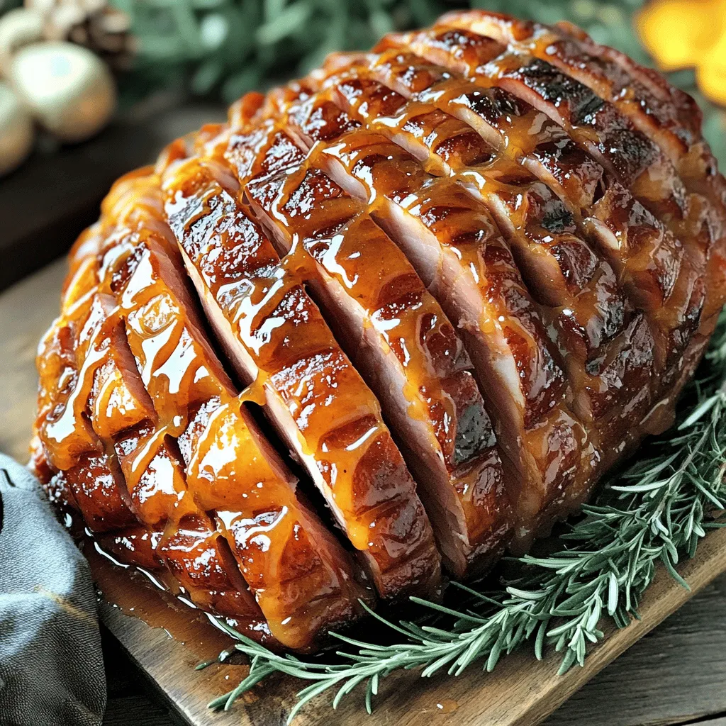 Maple Bourbon Glazed Ham: A Sweet and Savory Delight