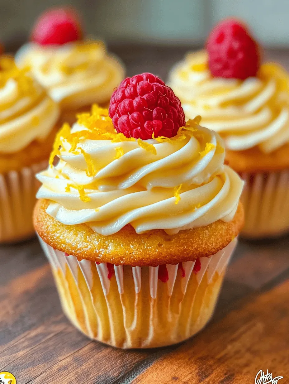 Raspberry Lemon Heaven Cupcakes: A Sweet Symphony of Flavor