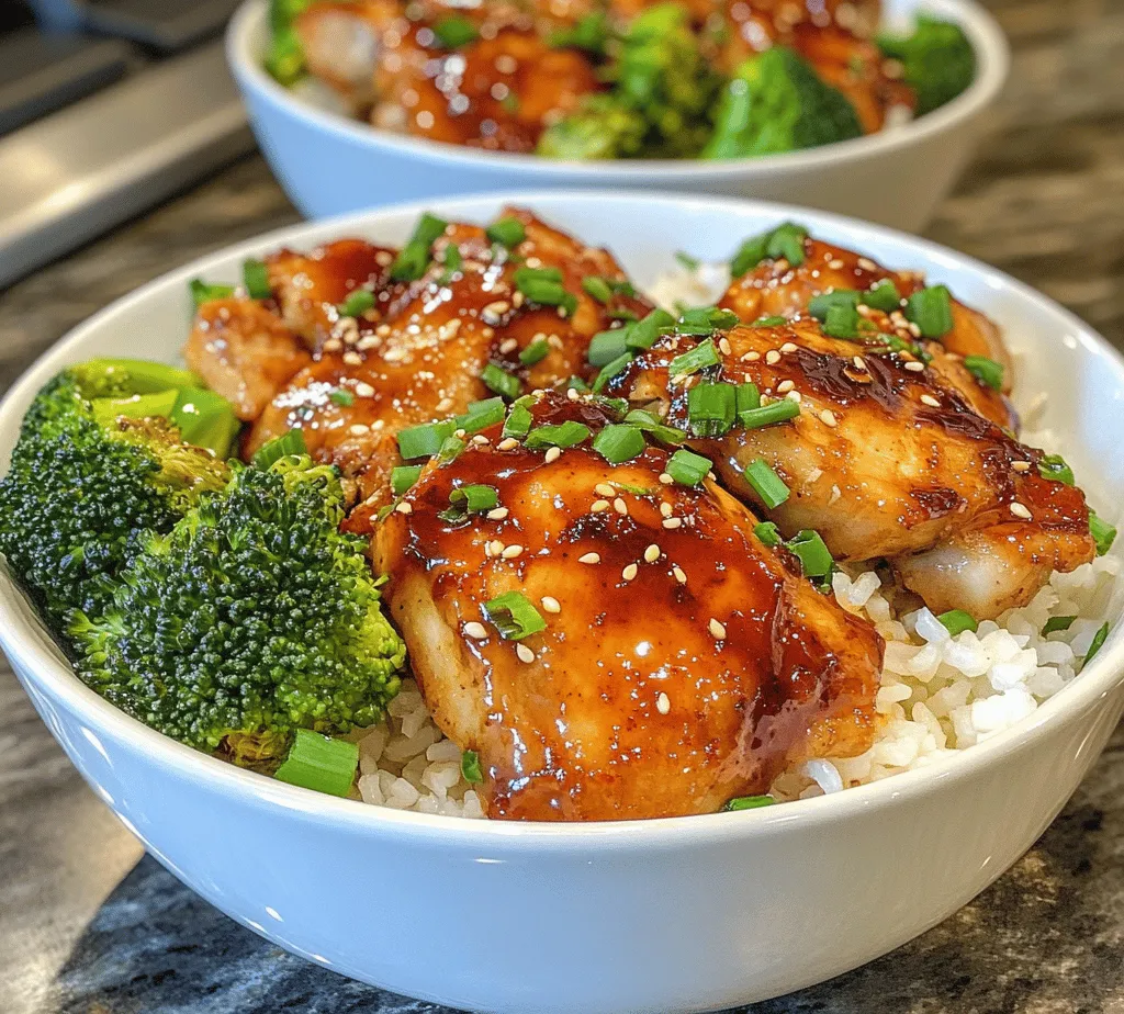 Sticky chicken rice bowls are a delightful fusion of flavors and textures that make for an incredibly satisfying meal, perfect for weeknight dinners or meal prep. This dish combines tender chicken, fluffy rice, and vibrant vegetables, all enveloped in a sticky, savory sauce that tantalizes the taste buds. The balance of flavors—sweet, salty, and umami—ensures that every bite is a burst of culinary delight.