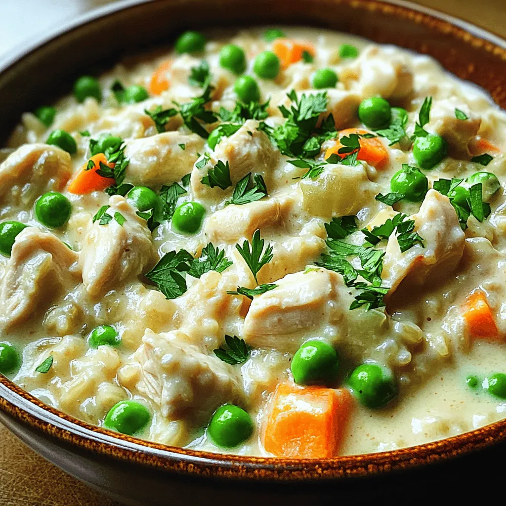 Creamy Chicken and Rice Easy Comfort Dish