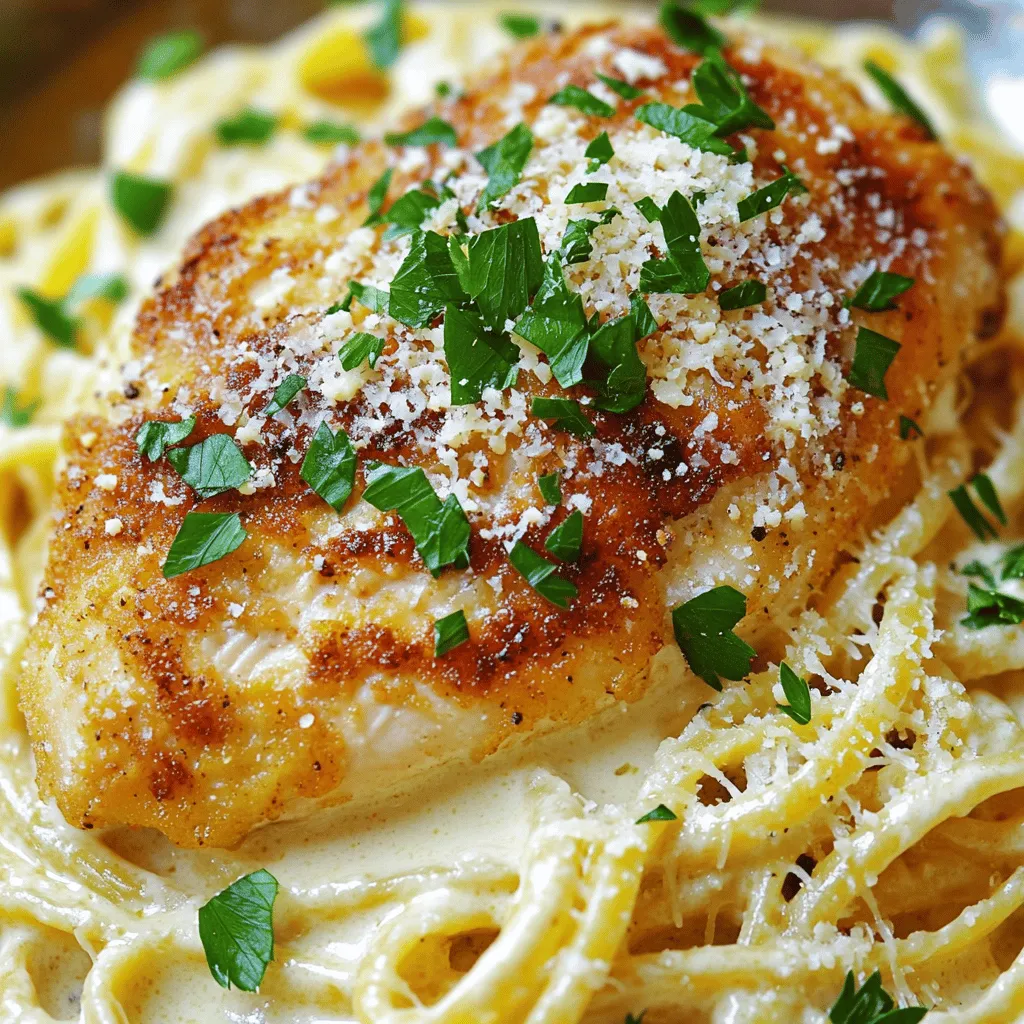 For a great dish, you need to focus on three main areas: chicken, pasta, and sauce.