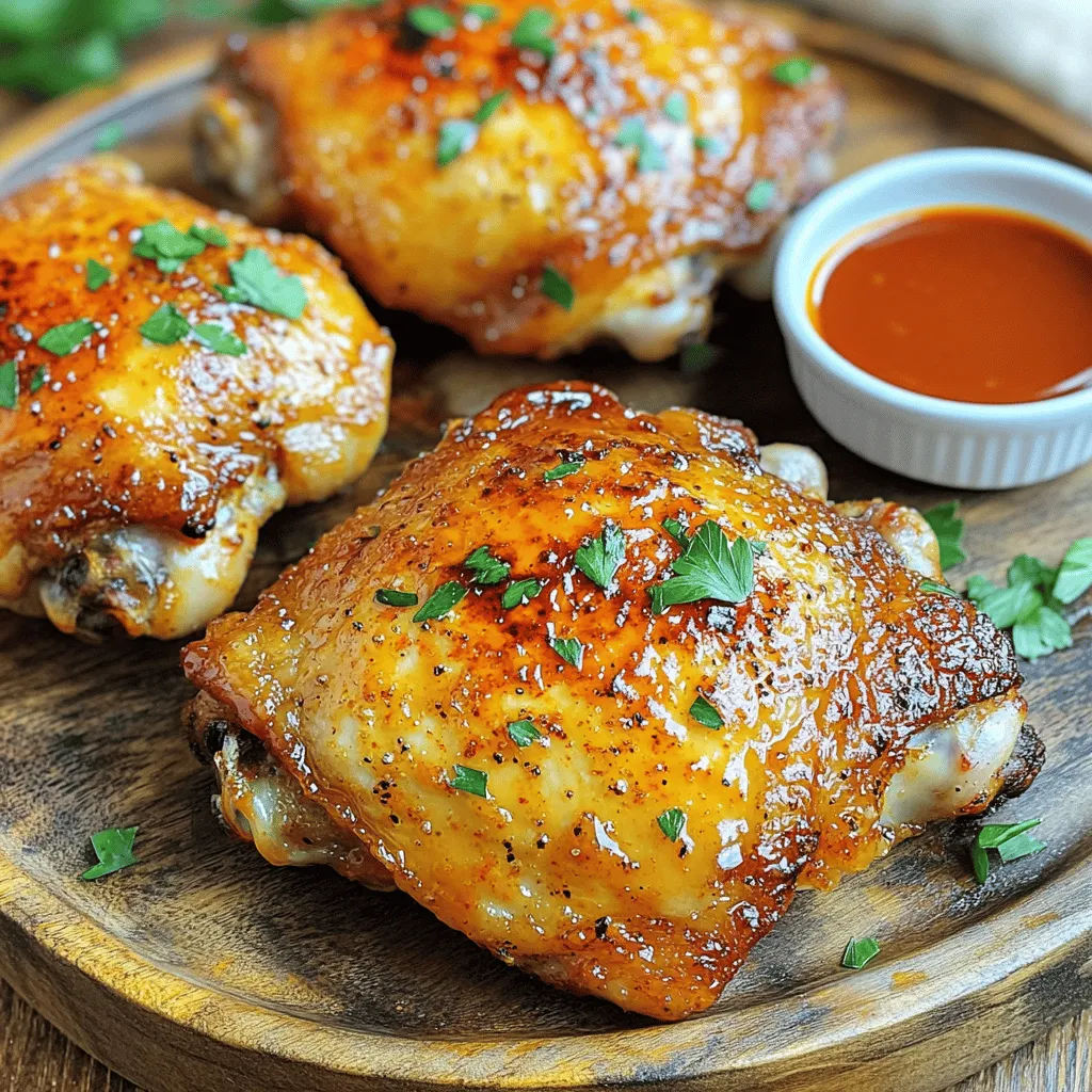 Spice Rubbed Buffalo Chicken Thighs Flavorful and Zesty