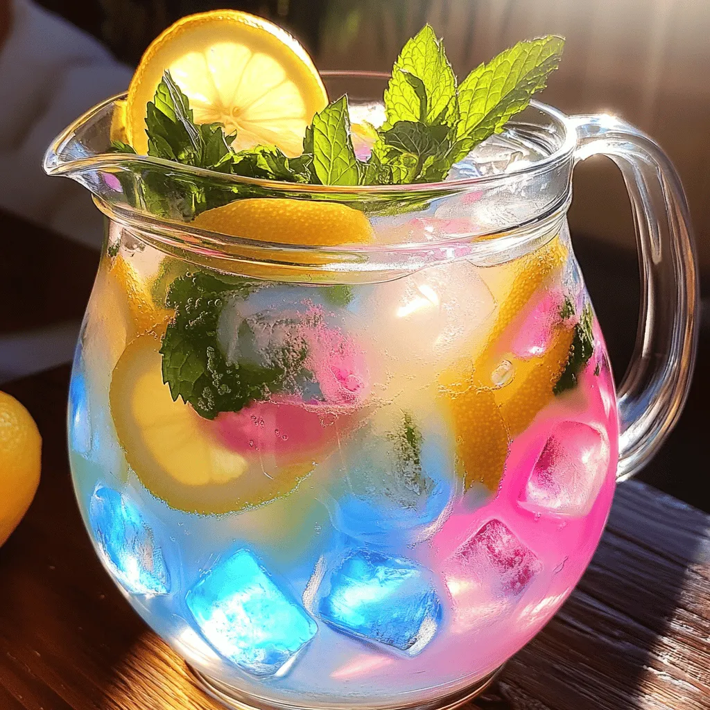 Color Changing Lemonade Refreshing Summer Delight