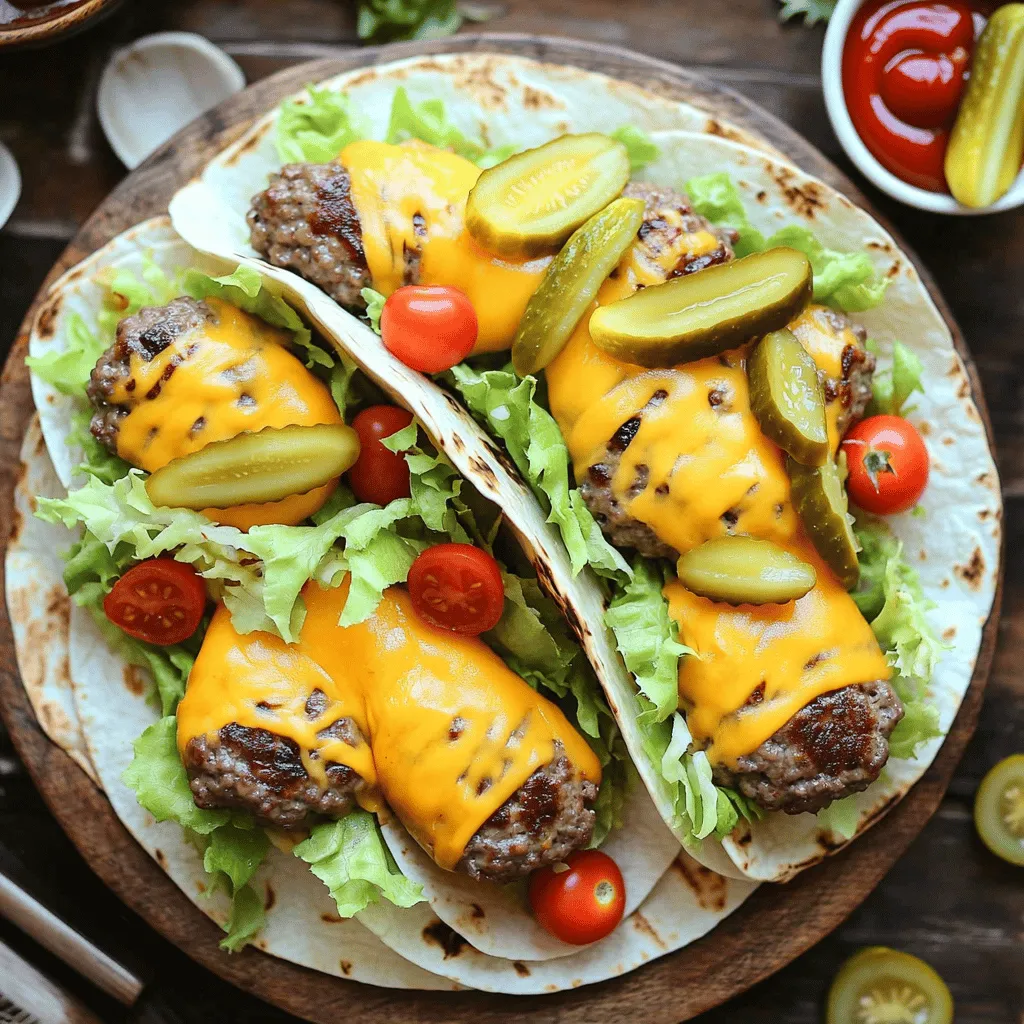To make the best grilled cheeseburger wraps, you need quality ingredients. This will ensure great flavor and texture.