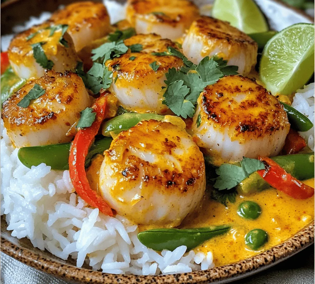 If you’re looking for a dish that beautifully marries simplicity with sophistication, look no further than Spicy Coconut Curry Scallops. This dish showcases luscious scallops enveloped in a creamy coconut milk sauce that bursts with aromatic spices. The harmonious blend of flavors makes it a standout meal that can easily elevate any dining experience. Whether you