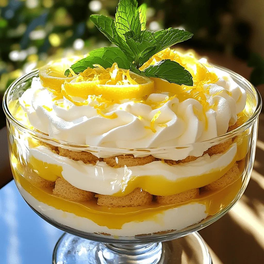 Köstliches Zitronen-Tiramisu Easy and Refreshing Delight
