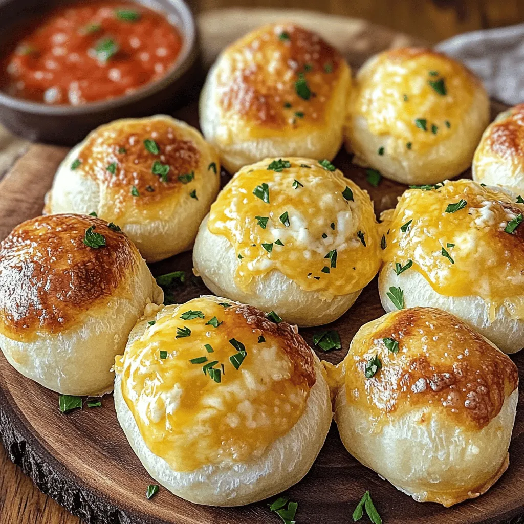 Pillsbury Biscuit Garlic Butter Cheese Bombs Delight
