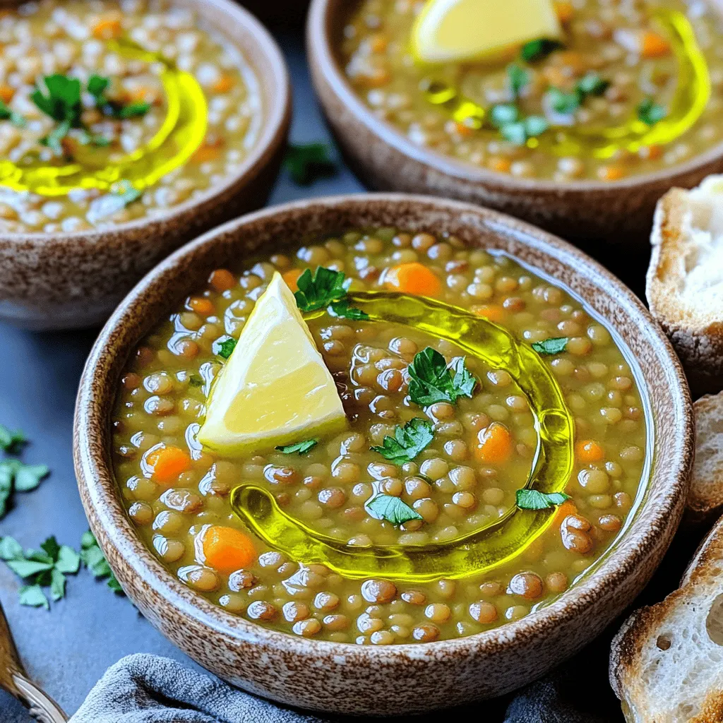 Iraqi Lentil Soup Hearty and Nourishing Delight