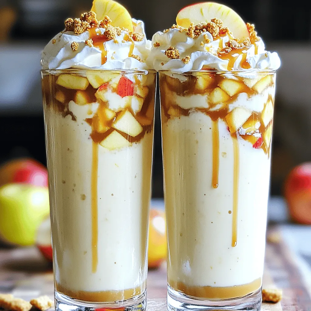 Indulge in the Sweetness of Caramel Apple Pie Milkshake: A Delicious Treat for Any Occasion