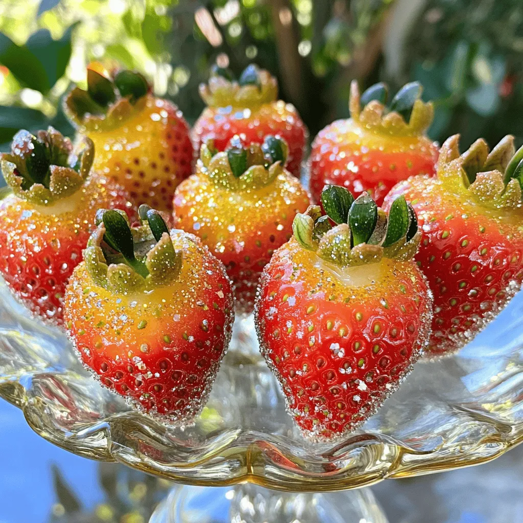 Tanghulu is a sweet treat from China. It features fruit coated in hard candy. You can find it at street stalls or festive events. The candy shell adds a crunchy layer to the juicy fruit inside.