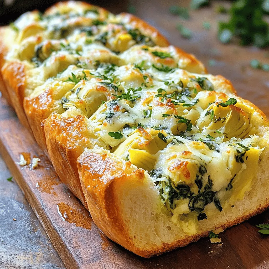 Spinach &#038; Artichoke Stuffed Bread Recipe