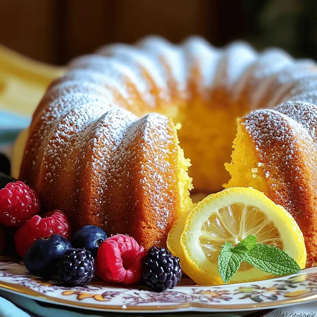 Italian Lemon Pound Cake Delightful and Easy Recipe