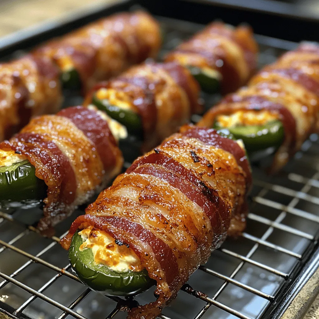 Fiery Bacon-Wrapped Jalapeño Poppers: A Flavor Explosion