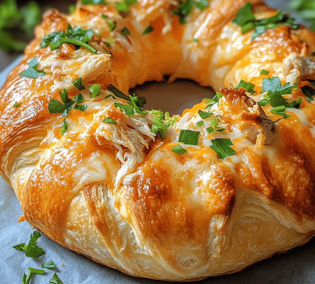 When it comes to comfort food and entertaining guests, nothing quite captures the essence of hearty flavors like a Buffalo Chicken Crescent Ring. This delightful dish combines the spicy, tangy notes of buffalo chicken with the flaky texture of crescent roll dough, creating a visually stunning and satisfying appetizer that is sure to impress. Whether you