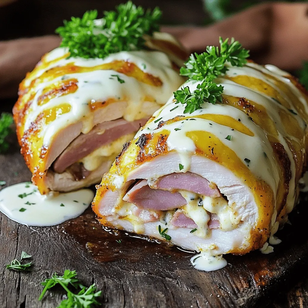 Deliciously Creamy Chicken Cordon Bleu