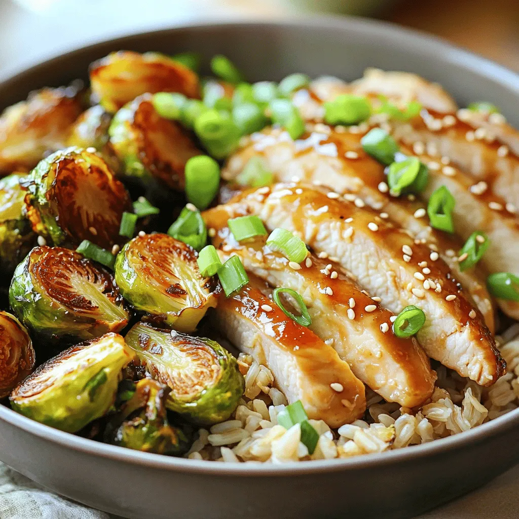 To make teriyaki chicken bowls, you need simple and fresh ingredients. This recipe shines with its bright flavors and textures. Here’s what you will need: