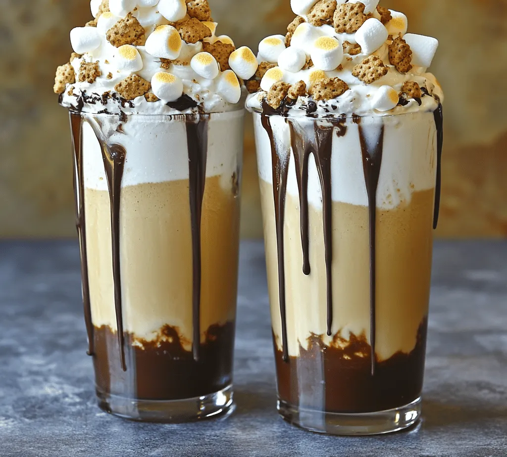 Imagine sitting by a crackling campfire, the air filled with laughter and the sweet scent of toasted marshmallows. Now, picture that delightful experience transformed into a refreshing milkshake. Enter the S