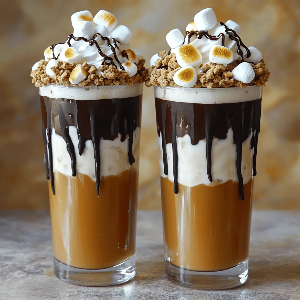 S&#8217;mores Milkshake Delight: A Sweet Indulgence