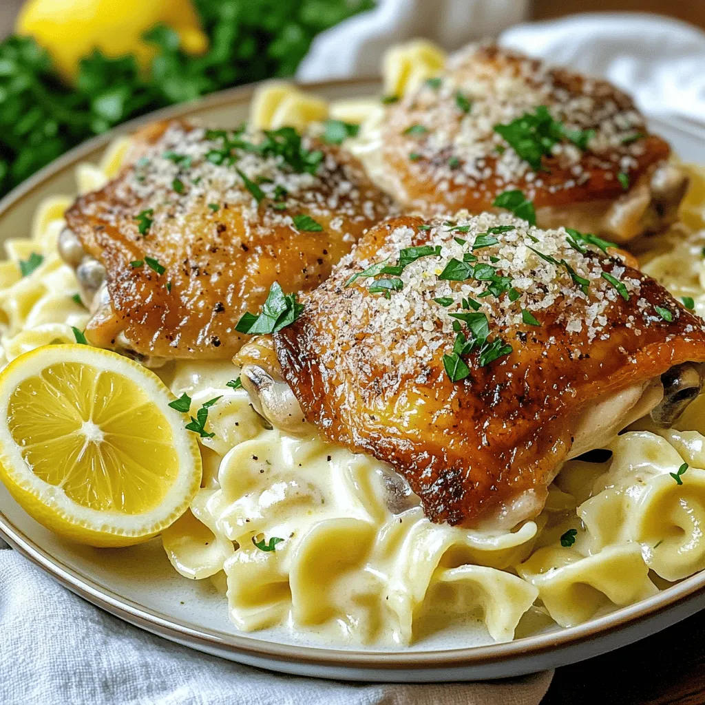One-Pan Chicken with Buttered Noodles Recipe Delight