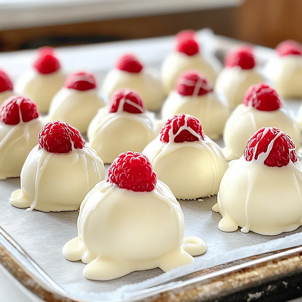 Irresistible White Chocolate Raspberry Cheesecake Balls: A Delightful Dessert Recipe