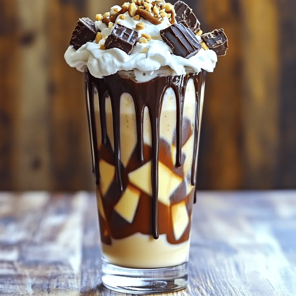Easy Snickers Milkshake Simple and Delicious Treat