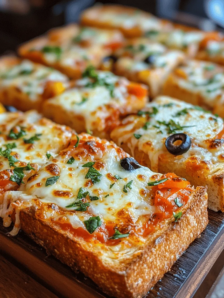 Texas Toast Garlic Bread Pizza Recipe