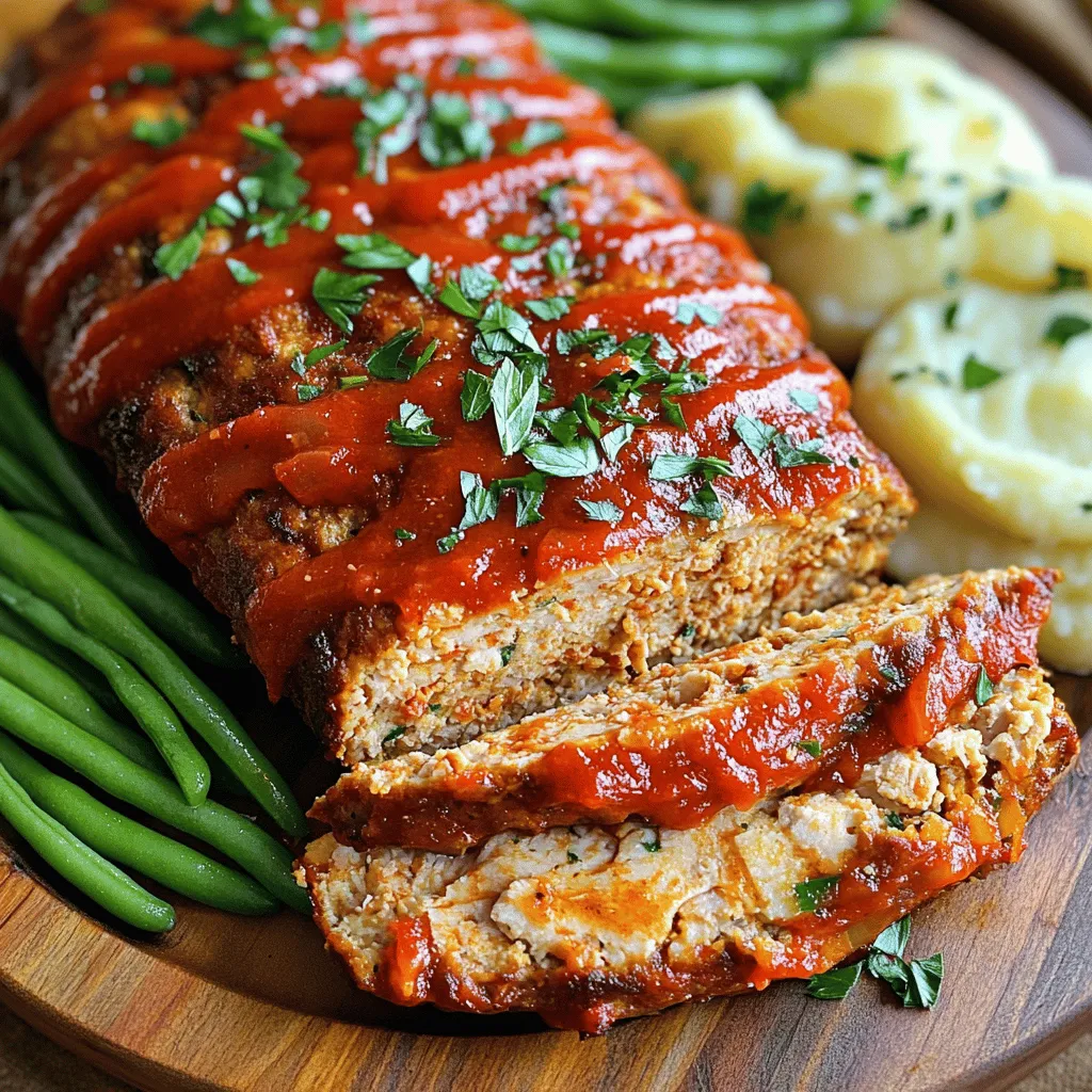 The main ingredients in this garlic parmesan meatloaf recipe are simple yet flavorful. You need 1 pound of ground chicken. Ground chicken is leaner than beef and makes the meatloaf light and moist. It also absorbs flavors well.
