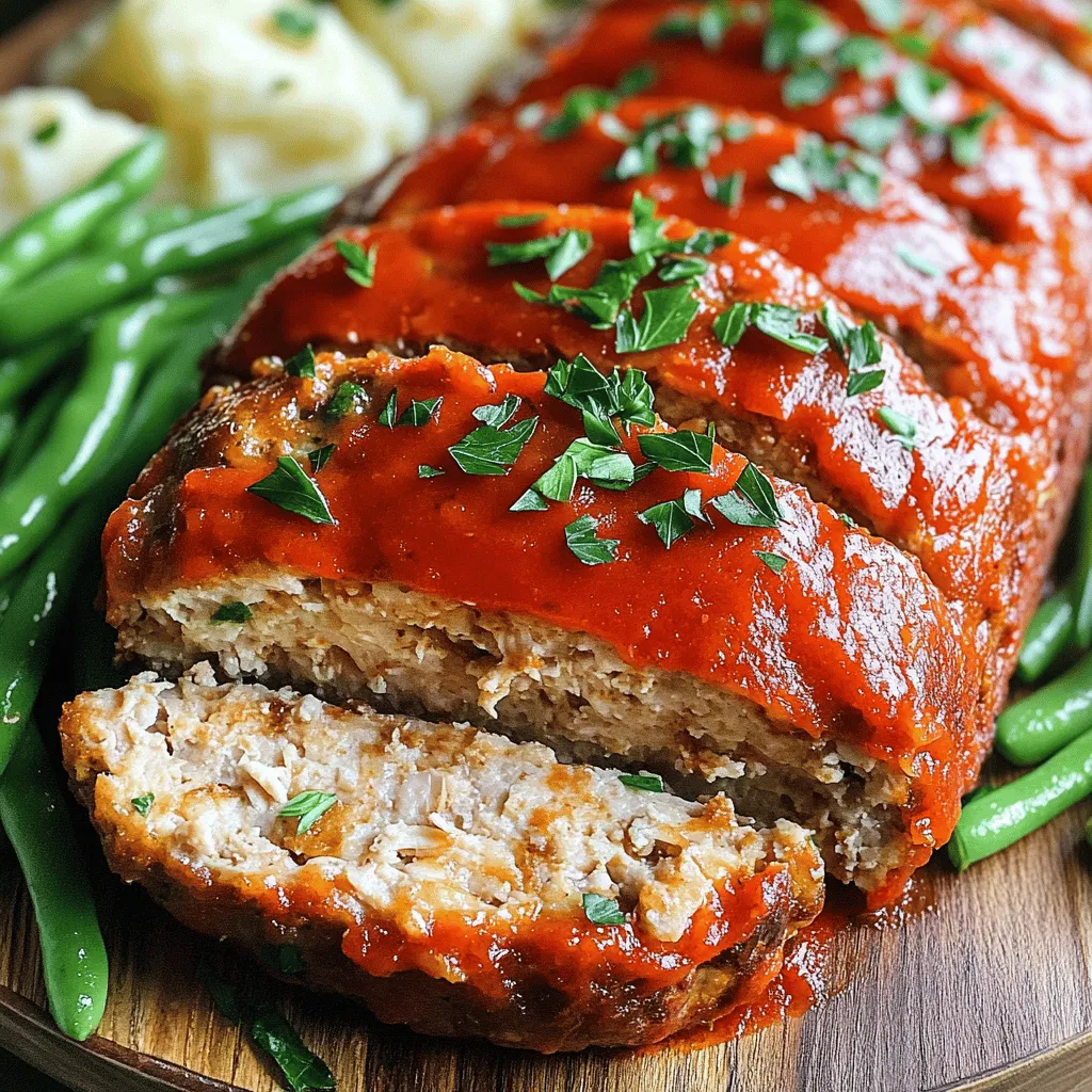 Melt-in-Your-Mouth Garlic Parmesan Chicken Meatloaf Recipe