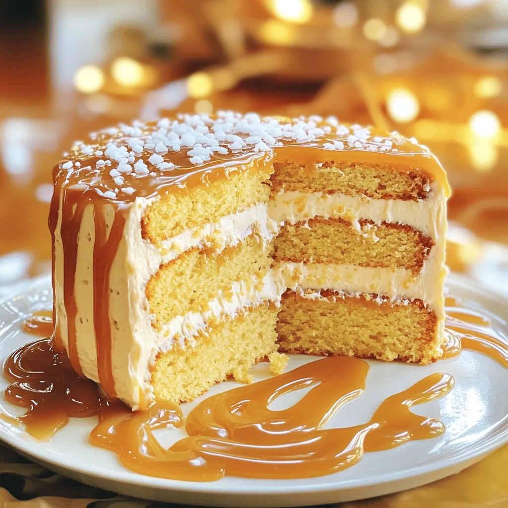 Salted Caramel Cake Irresistible and Decadent Delight