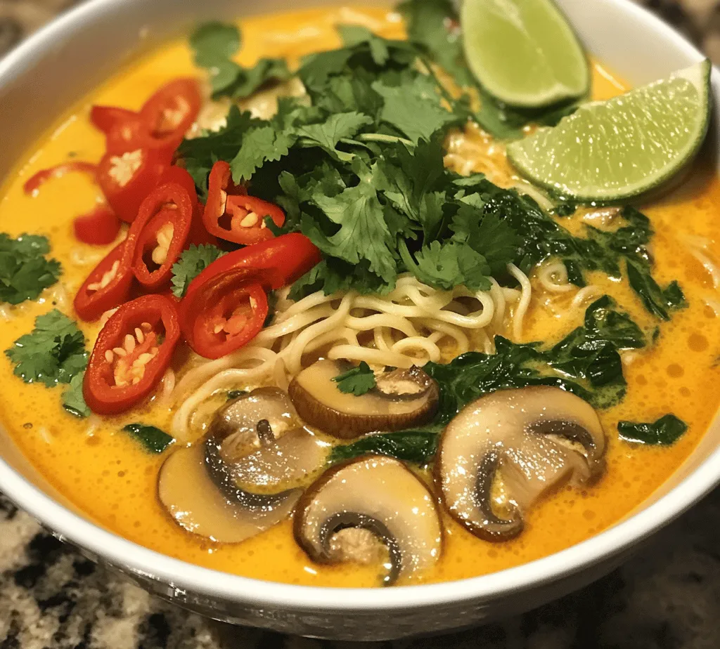 Welcome to the world of Spicy Coconut Curry Ramen, where culinary traditions collide to create a dish that is not only delicious but also vibrant and nourishing. This fusion of Japanese ramen and Thai curry offers a delightful twist on the classic noodle soup, making it an exciting meal option for both seasoned foodies and home cooks alike. Imagine slurping up silky noodles enveloped in a creamy, spicy coconut broth, punctuated by fresh vegetables and aromatic herbs. This recipe embodies the essence of comfort food while maintaining a health-conscious profile, perfect for those seeking vegan options or simply looking to incorporate more plant-based meals into their diet.