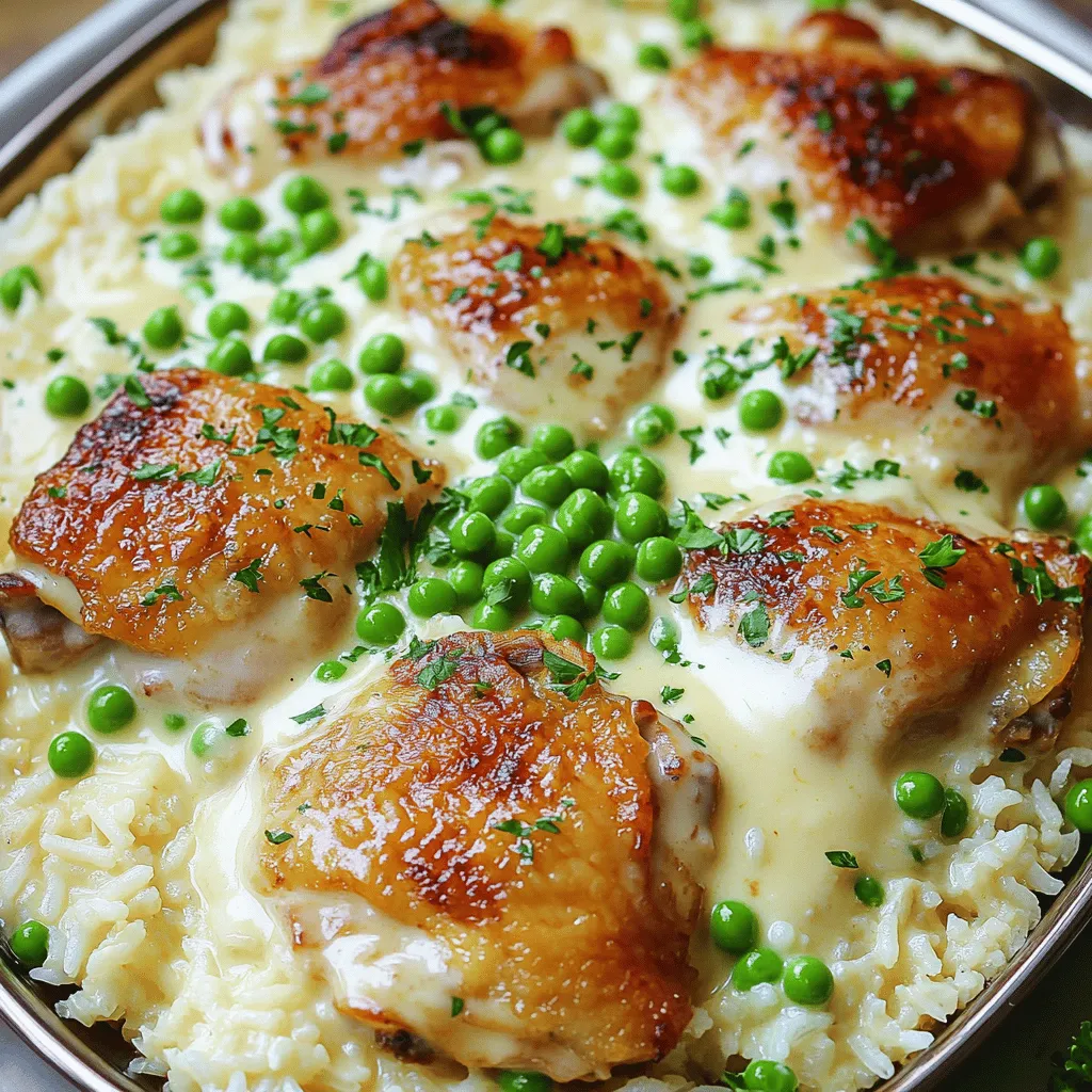 Creamy Smothered Chicken and Rice Simple Comfort Meal